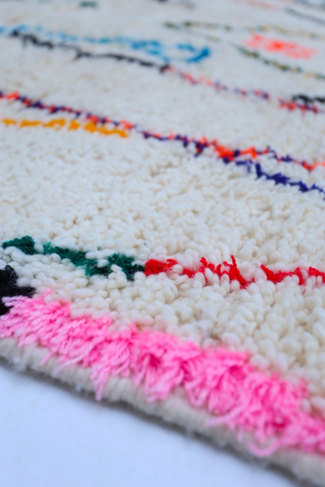 Joyful Collection – Abstract Azilal Wool Rug 240 x 156 cm