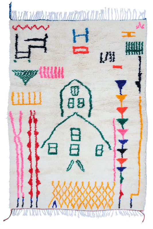 Joyful Collection – Azilal Wool Rug 254 x 153 cm