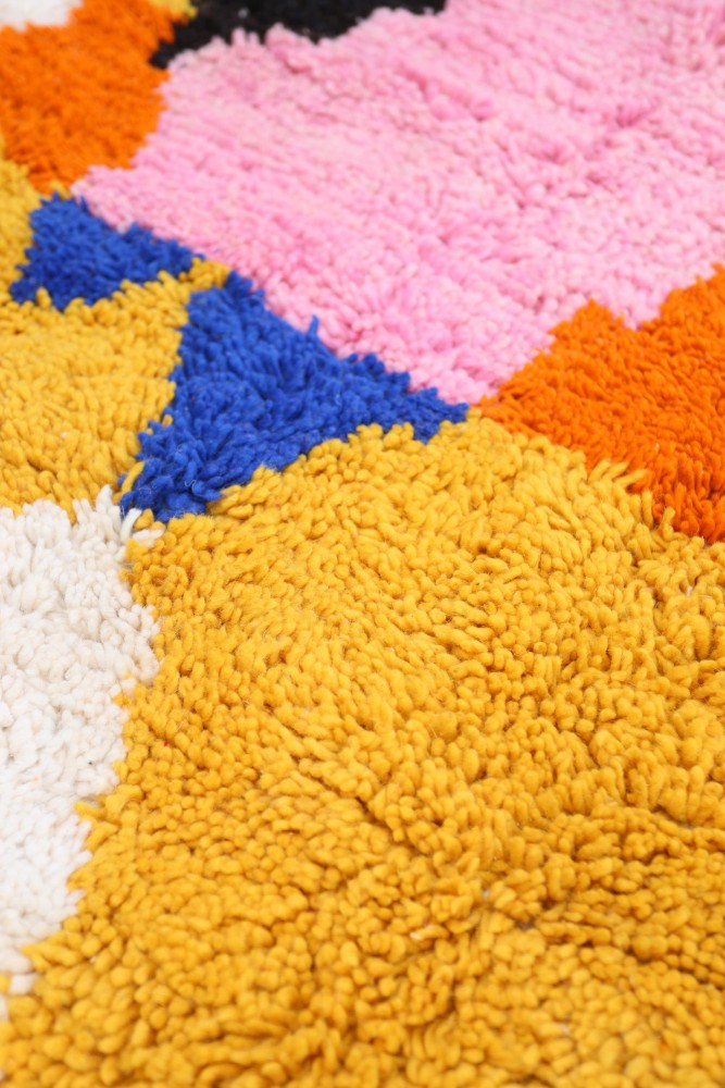 Color Block Abstract Azilal Rug 261 x 158cm