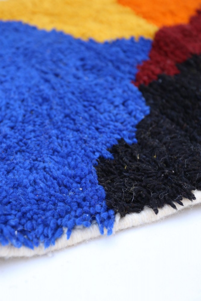 Color Block Abstract Azilal Rug 261 x 158cm