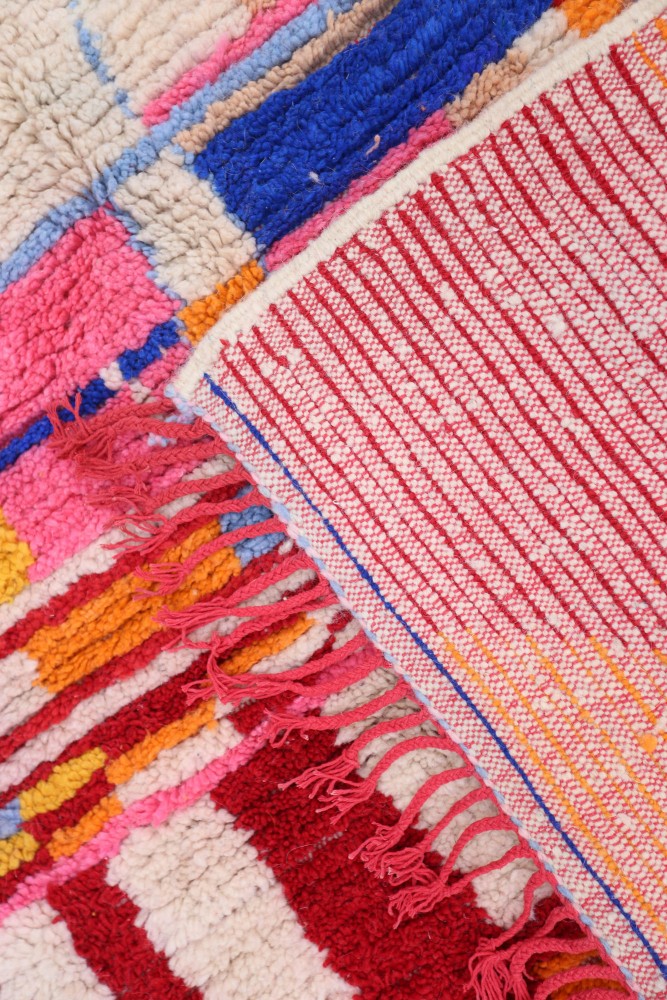 Multicolor Abstract Azilal Rug 230 x 150cm