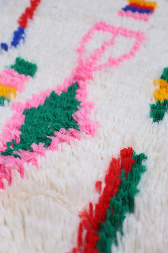 Azilal Joyful Collection – Tribal Confetti Moroccan Wool Rug 259 x 147cm