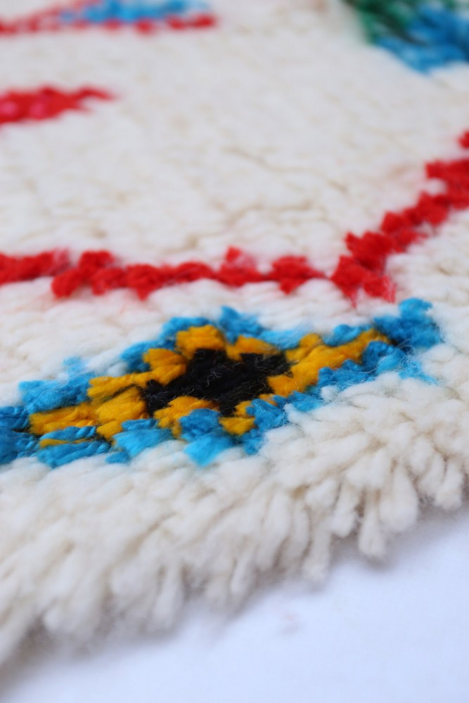 Azilal Joyful Collection – Tribal Confetti Moroccan Wool Rug 259 x 147cm