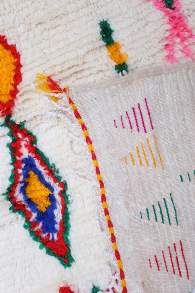 Azilal Joyful Collection – Tribal Confetti Moroccan Wool Rug 259 x 147cm