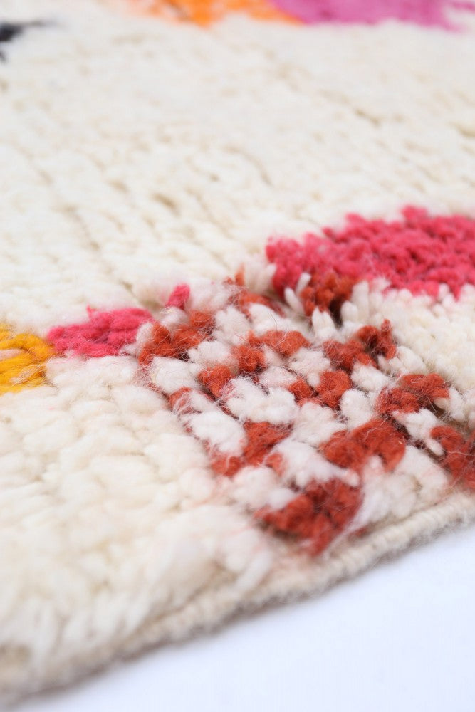 "Joyful" Vivid Zig-Zag Azilal Area Rug  248 x 147cm