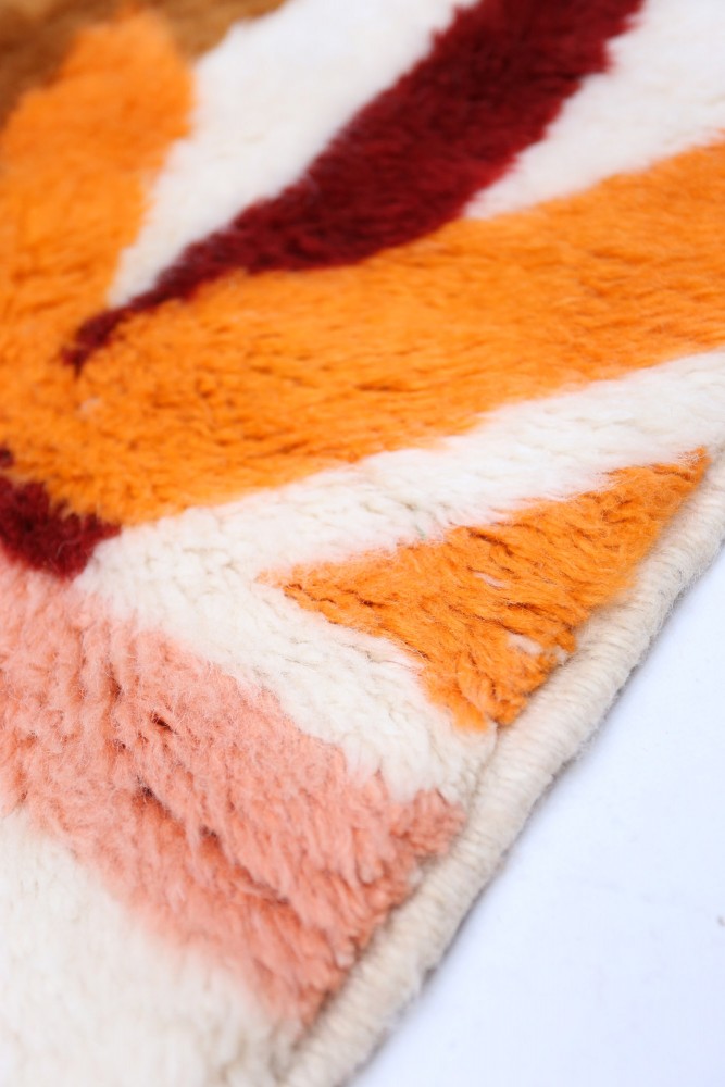 The Warmth Within: A Moroccan Azilal Rug That Feels Like Home - 114 x 98cm