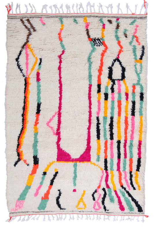 "Joyful" The Line Dance Azilal 244 x 144cm