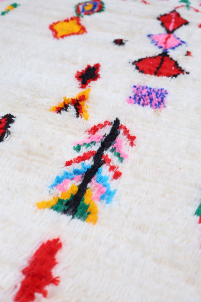 Azilal Joyful Collection – Tribal Confetti Moroccan Wool Rug 259 x 147cm