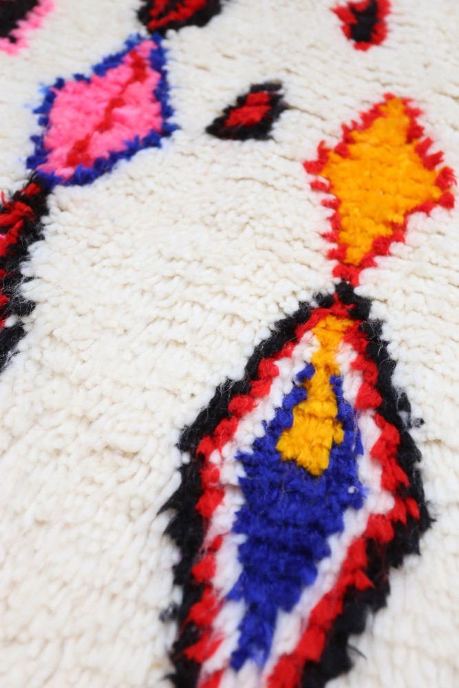 Joyful Collection: Wild Harmony Azilal Wool Rug  255 x 145cm