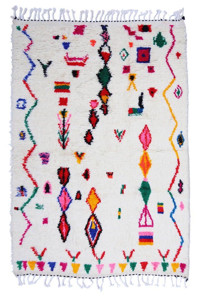 Joyful Collection: Wild Harmony Azilal Wool Rug  255 x 145cm