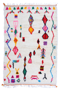 Azilal Joyful Collection – Tribal Confetti Moroccan Wool Rug 259 x 147cm