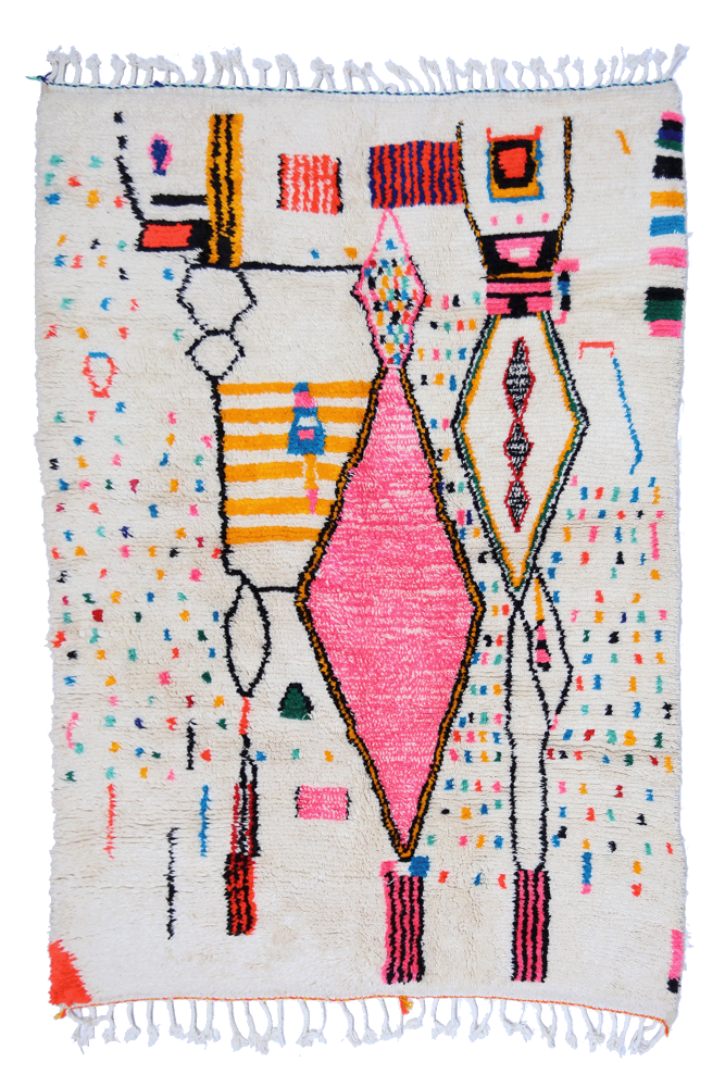 Joyful Collection - Mosaic Dreams Azilal Wool Rug  269 x 178cm