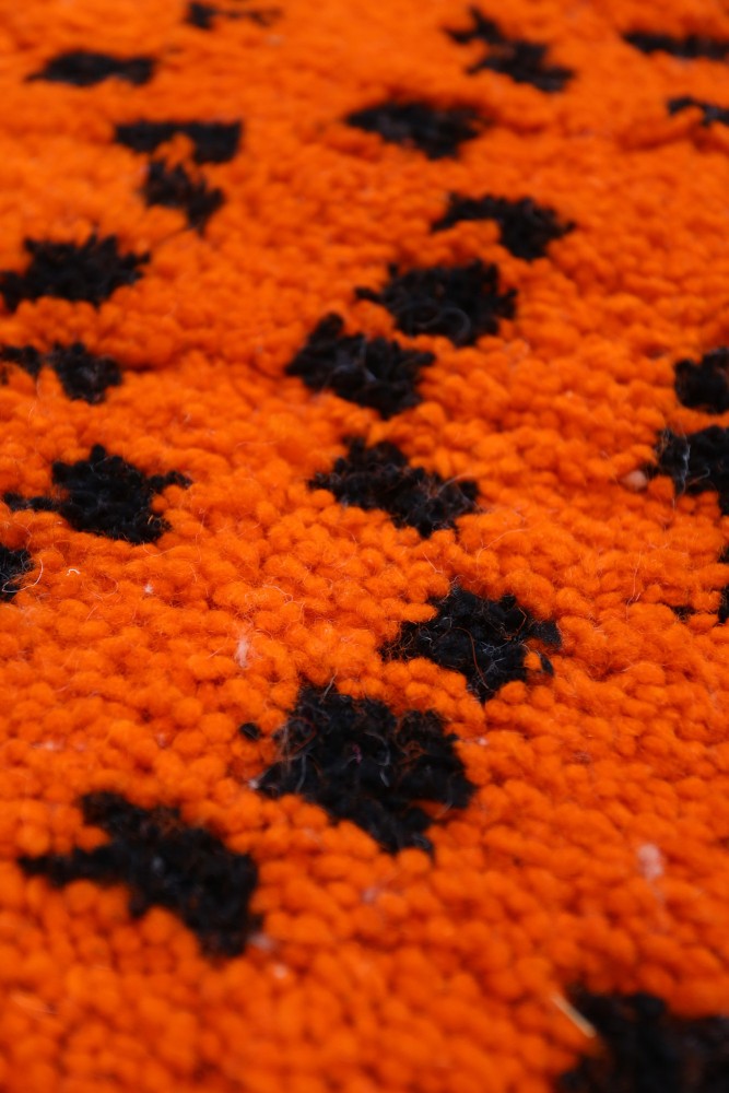 Orange & Pink Abstract Azilal Rug 175 x 127cm