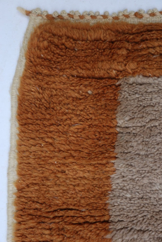 Autumn Vibes Abstract Moroccan Wool Rug 220 x 158 cm