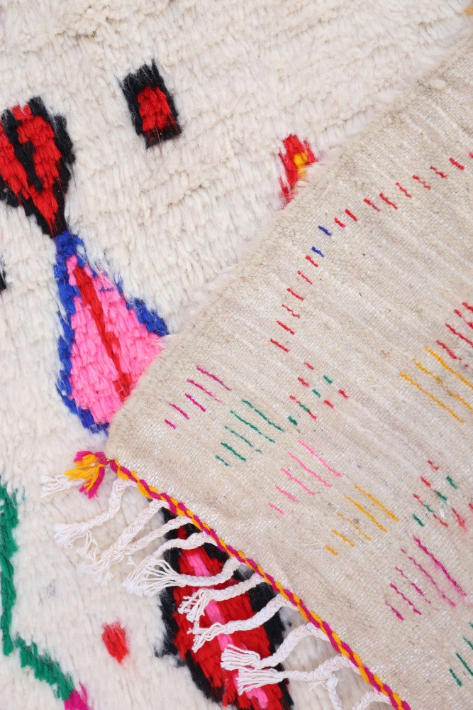 Joyful Collection – Handwoven Azilal Wool Rug - 164 x 96cm