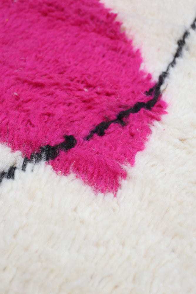 Modern Abstract Pink Shapes 159 x 100cm