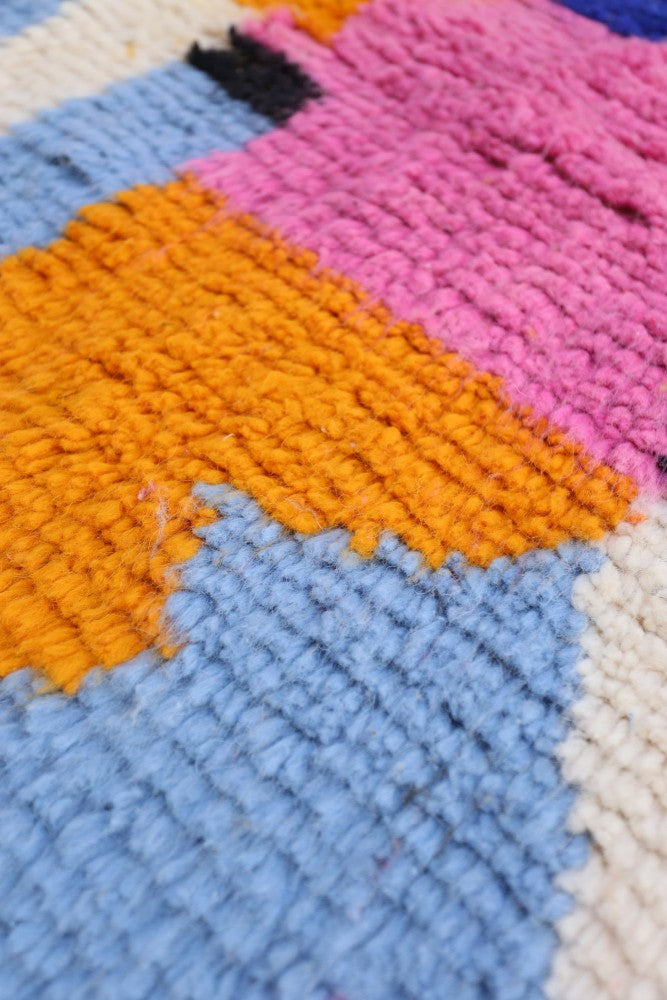 Modern Abstract Moroccan Azilal Rug 148 x 106cm