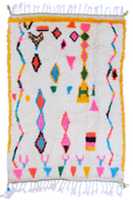 Joyful Collection – Small Moroccan Azilal Wool Rug 155 x 106cm