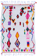 Joyful Collection – Handwoven Azilal Wool Rug - 164 x 96cm