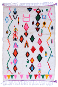 Joyful Collection – Handwoven Azilal Wool Rug - 156 x 104 cm