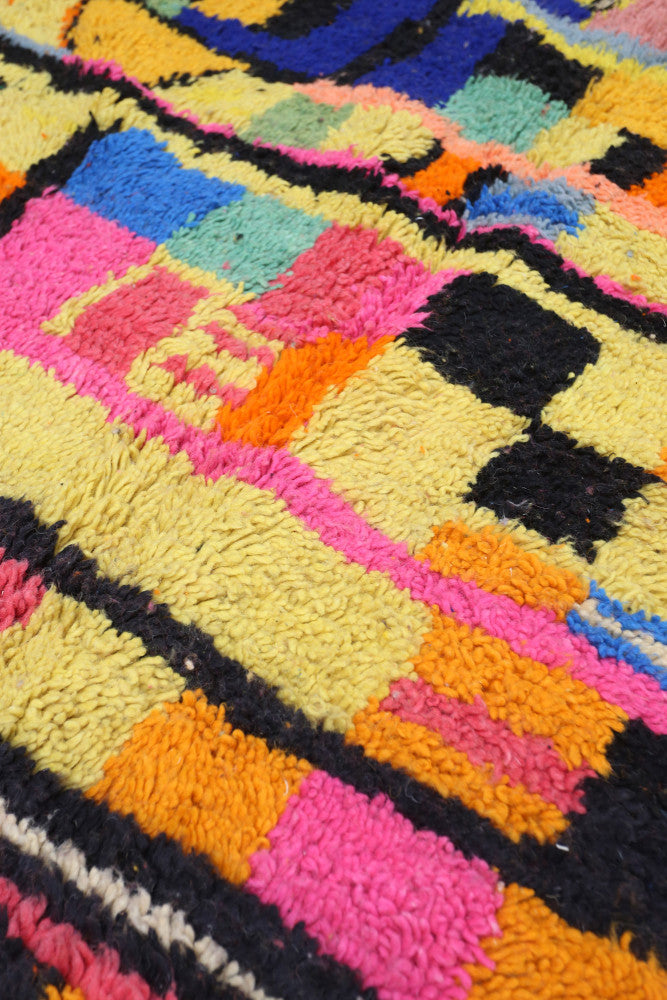 Vibrant Mosaic  Authentic Azilal Rug 238×170 cm