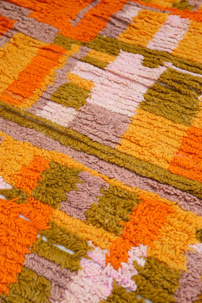 A Colorful Moroccan Wool Rug Full of Character 240-162 cm