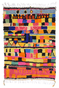 Vibrant Mosaic  Authentic Azilal Rug 238×170 cm