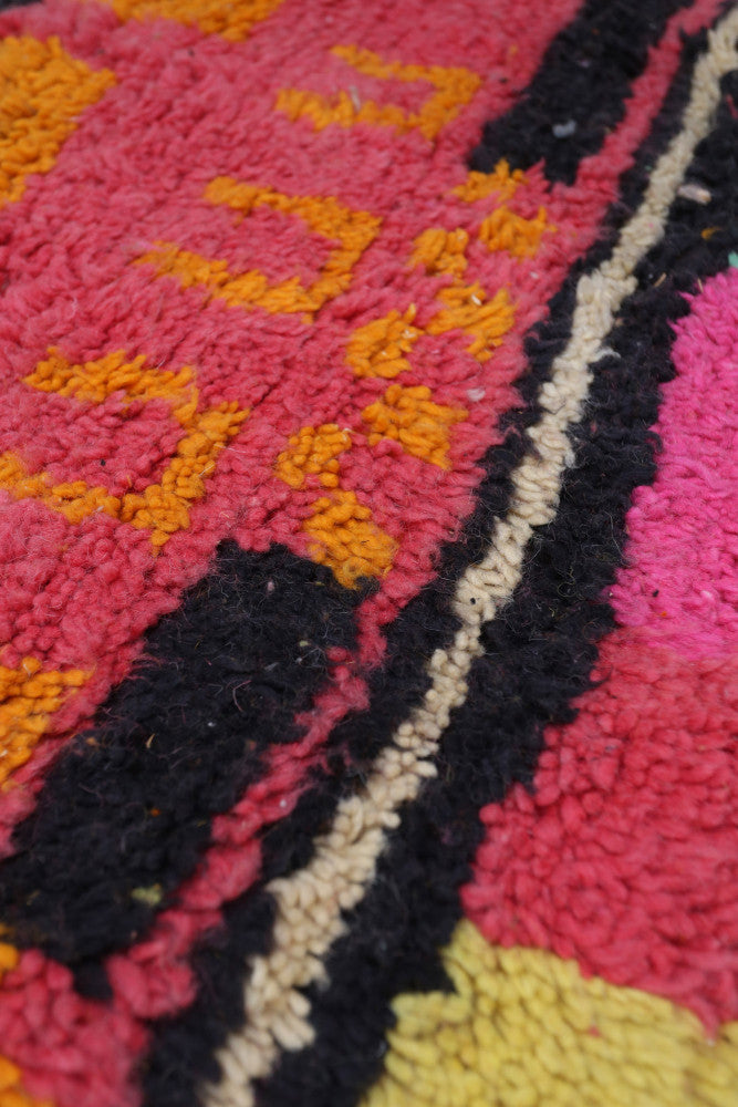 Vibrant Mosaic  Authentic Azilal Rug 238×170 cm