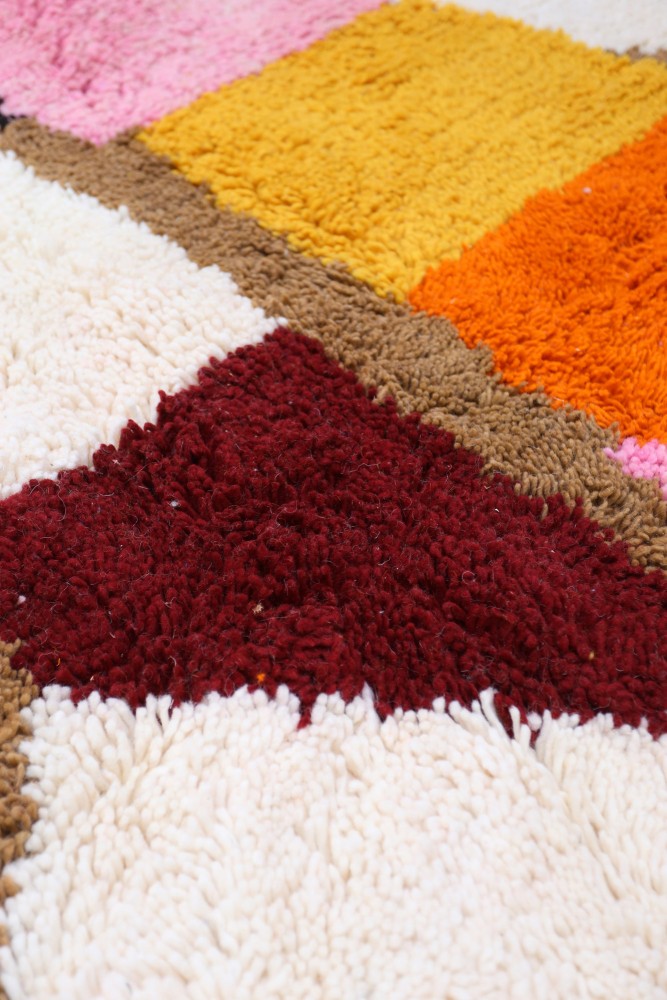 Color Block Abstract Azilal Rug 261 x 158cm