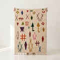 Vibrant Chevron Azilal Berber Rug 150 x 100 cm
