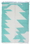 Handwoven Berber Wool Kilim Rug – 242 x 147 cm