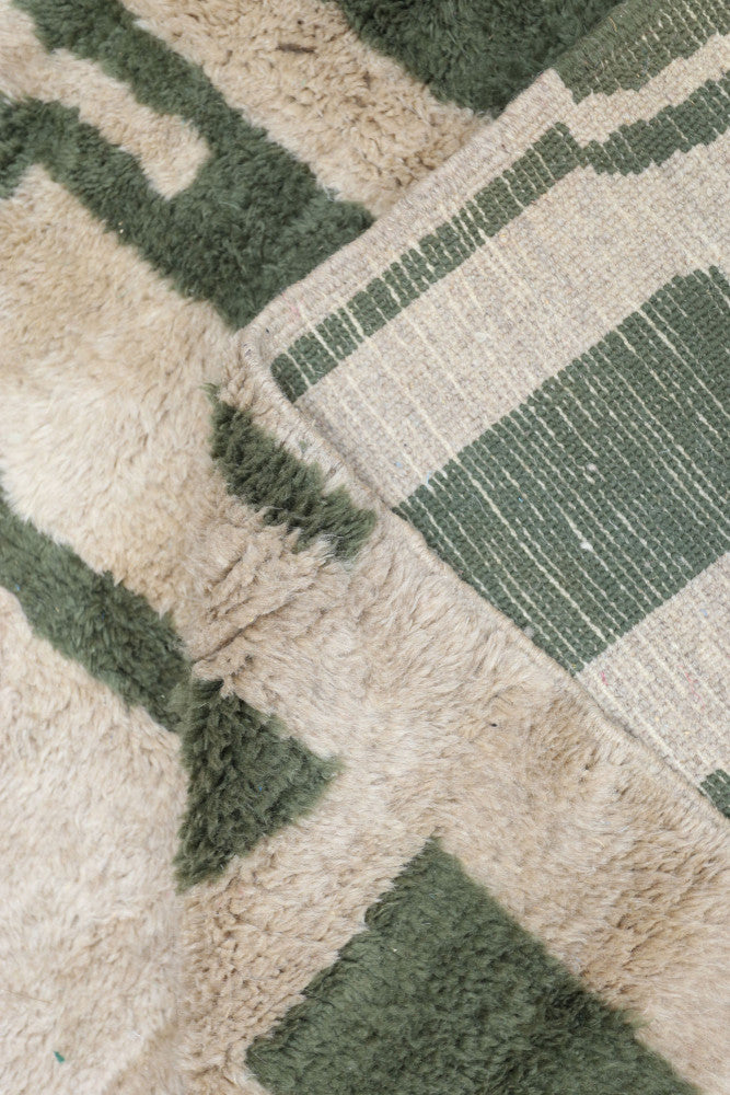 Moss Grid – Custom-Made Mrirt Rug