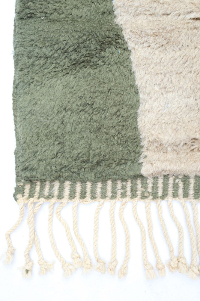 Moss Grid – Custom-Made Mrirt Rug