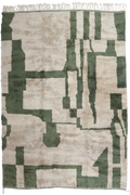 Moss Grid – Custom-Made Mrirt Rug