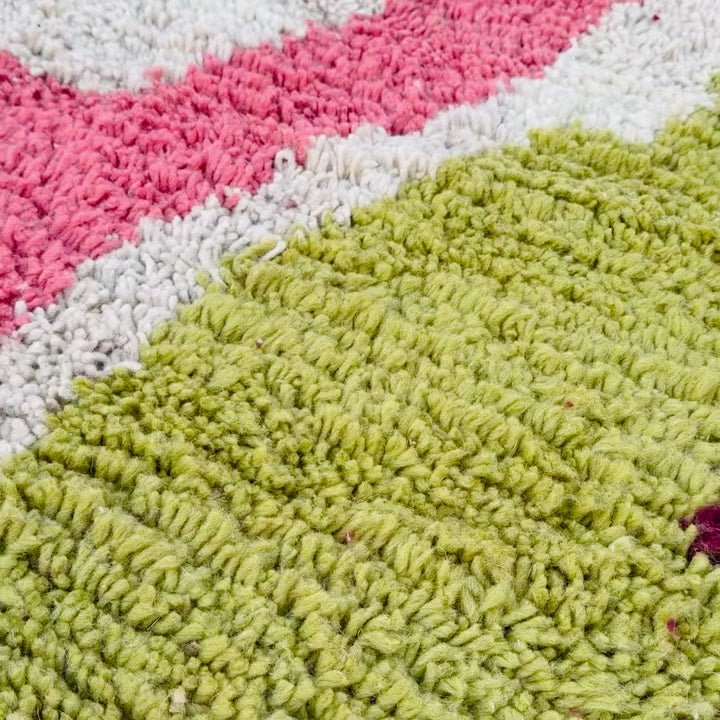 Large Abstract Geometric Berber Area Rug 300 x 200 cm