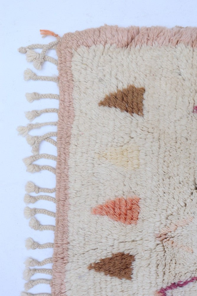 Rosefall – Custom Made Azilal Wool Rug