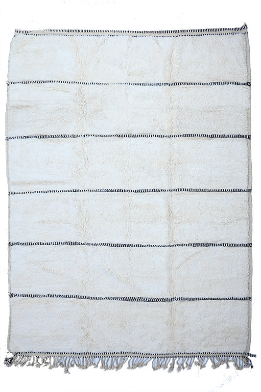 Atlas Lines – Custom Made  Beni Ourain Wool Rug