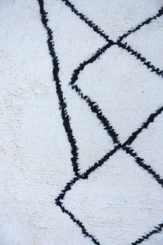 Desert Geometry – Custom Made Beni Ourain Wool Rug