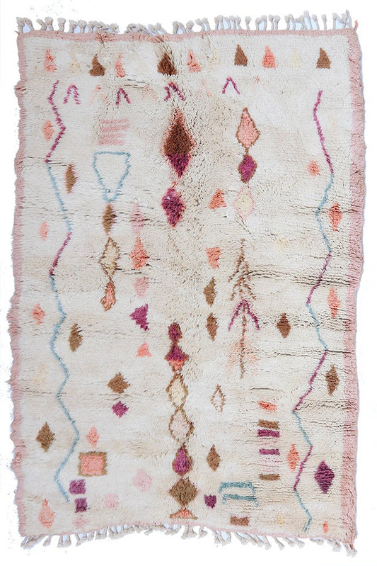 Rosefall – Custom Made Azilal Wool Rug