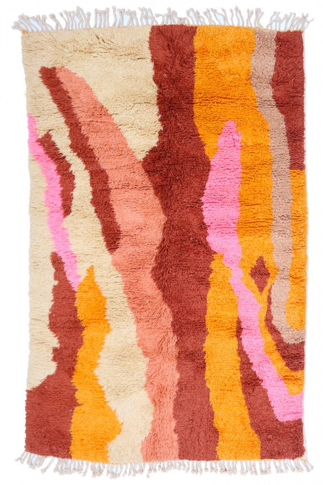 Desert Ember – Custom Moroccan Azilal Wool Rug