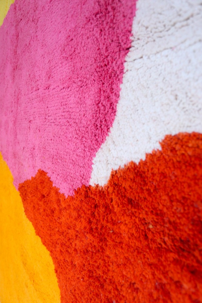 Pop Art Petals- Custom-Made Azilal Wool Rug