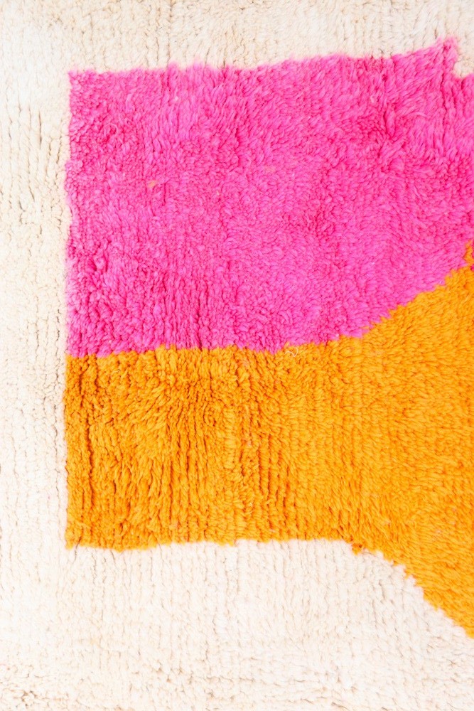 Moroccan Modern Sculpture - Custom-Made Azilal Wool Rug