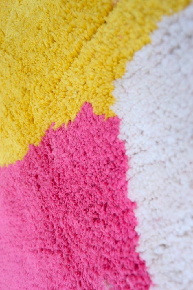 Pop Art Petals- Custom-Made Azilal Wool Rug