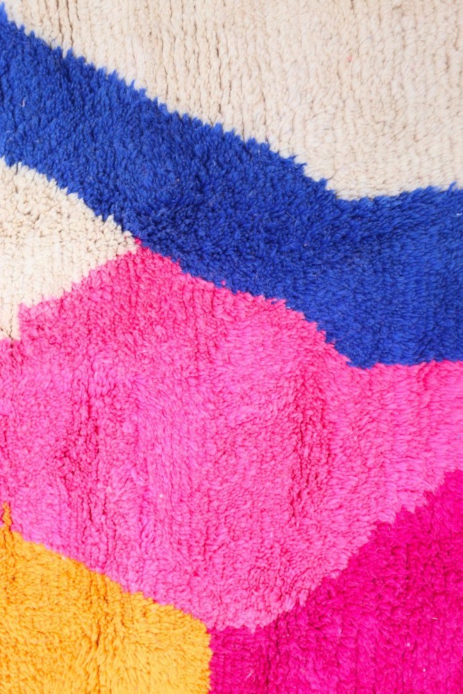 Moroccan Modern Sculpture - Custom-Made Azilal Wool Rug
