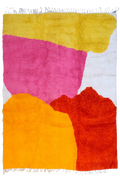 Pop Art Petals- Custom-Made Azilal Wool Rug