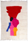 Moroccan Modern Sculpture - Custom-Made Azilal Wool Rug