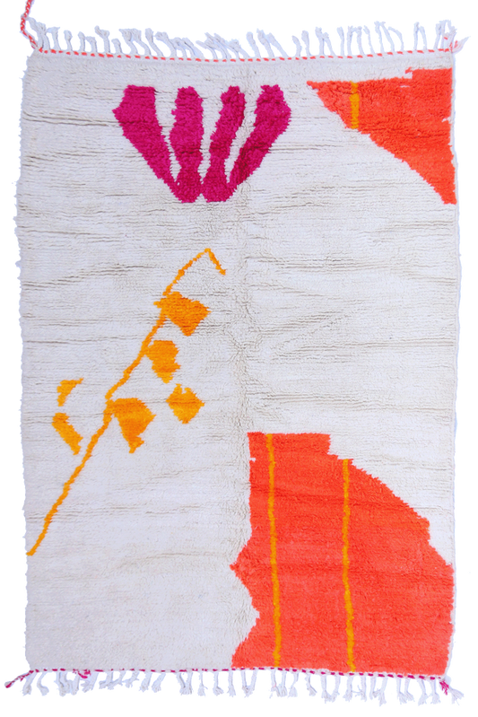 Modern Sunburst Azilal Berber Rug 257 x 165cm