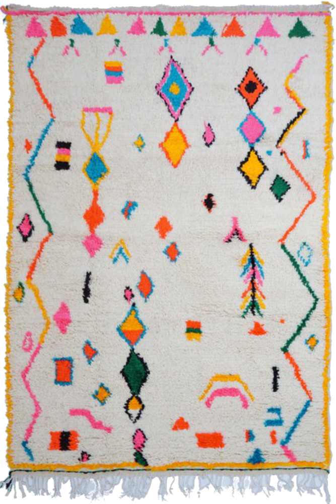 "Joyful Collection" Celebration Symbols Azilal Rug  250x150 cm
