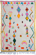 "Joyful Collection" Celebration Symbols Azilal Rug  250x150 cm