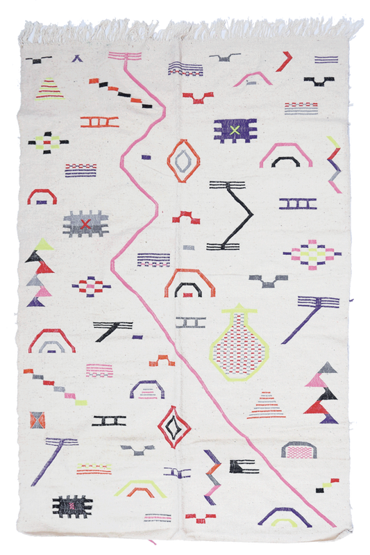 Pink Path & Geometric Galaxy 230 x 149cm